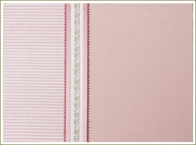 pink baby memory book